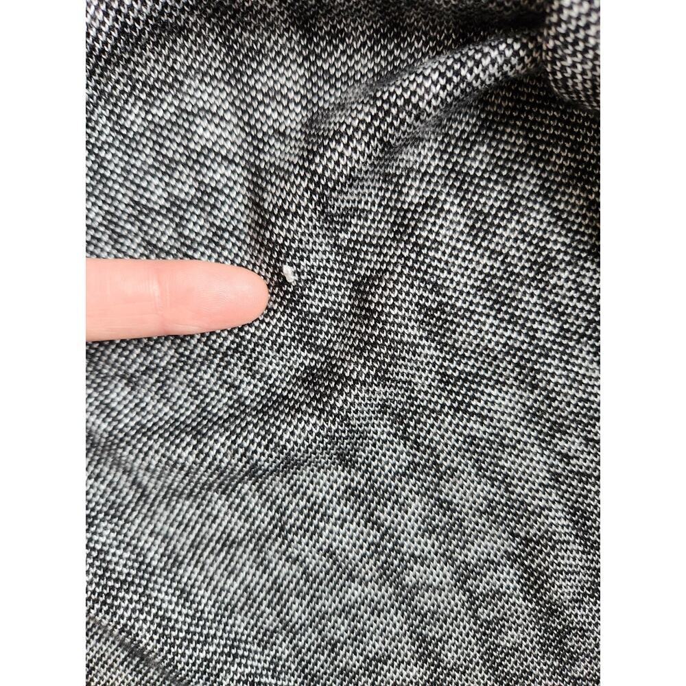 L’AGENCE Adeline Belted Long Cardigan Sz XS duster Black Grey Houndstooth #2G507 - Picture 9 of 12